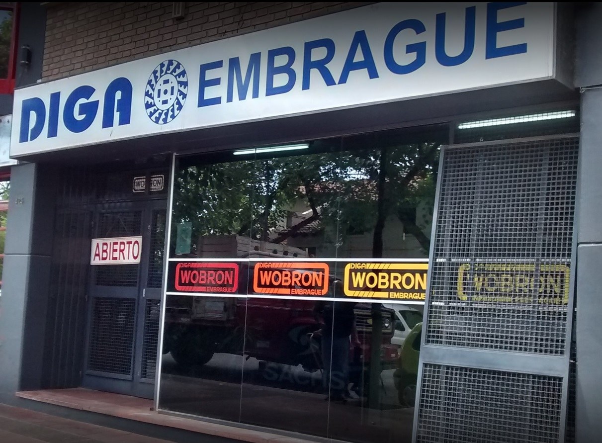 Frente comercial de Diga Embrague en Mendoza